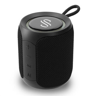 Selencia AquaPlay Bluetooth Speaker - Draadloze speaker - Waterproof - Black Zwart - One size