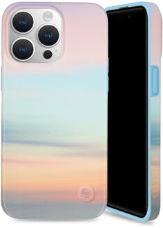 Selencia Aurora Fashion Backcover voor de Apple iPhone 15 Pro Max - Sky Sunset Multicolor Meerkleurig