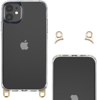 Selencia Backcover met afneembare haakjes voor de Apple iPhone 11 - Transparant