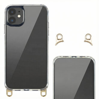 Selencia Backcover met afneembare haakjes voor de Apple iPhone 11 - Transparant