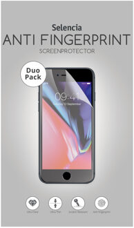 Selencia Duo Pack Anti-fingerprint Screenprotector Voor De Motorola Moto G7 / G7 Plus