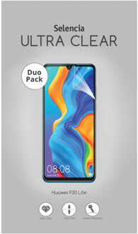 Selencia Duo Pack Ultra Clear Screenprotector Voor De Huawei P30 Lite