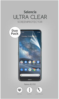 Selencia Duo Pack Ultra Clear Screenprotector Voor De Nokia 8.3 5g