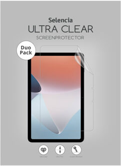 Selencia Duo Pack Ultra Clear Screenprotector voor de Oppo Pad Air Transparant