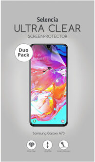 Selencia Duo Pack Ultra Clear Screenprotector Voor De Samsung Galaxy A70