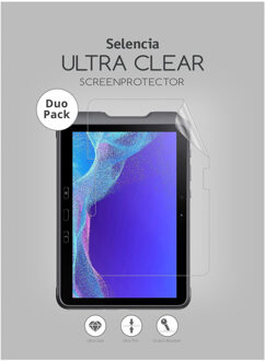 Selencia Duo Pack Ultra Clear Screenprotector voor de Samsung Galaxy Tab Active 4 Pro Transparant
