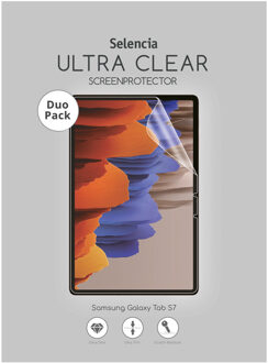 Selencia Duo Pack Ultra Clear Screenprotector Voor De Samsung Galaxy Tab S7