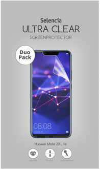 Selencia Duo Pack Ultra Clear Screenprotector Voor Huawei Mate 20 Lite