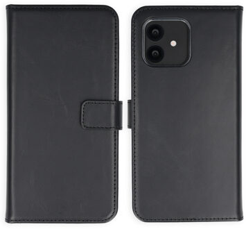 Selencia Echt Leren Bookcase voor de Fairphone 6 - Zwart