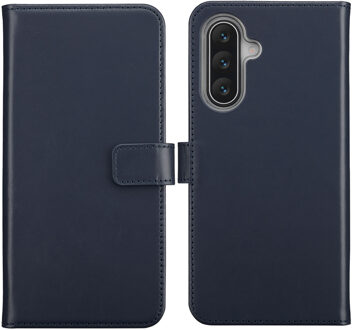 Selencia Echt Leren Bookcase voor de Samsung Galaxy A17 (5G) / (4G) - Blauw