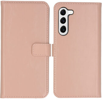 Selencia Echt Leren Bookcase voor de Samsung Galaxy S23 - Roze