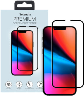 Selencia Gehard Glas Premium Screenprotector voor de Apple iPhone 13 Pro Max / 14 Plus Transparant