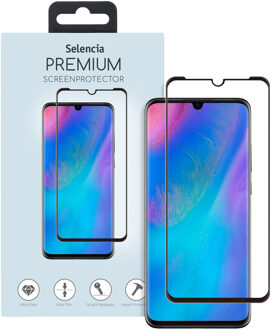 Selencia Gehard Glas Premium Screenprotector Voor De Huawei P30 Pro - Zwart