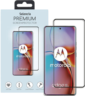Selencia Gehard Glas Premium Screenprotector voor de Motorola Edge 40 Pro Transparant