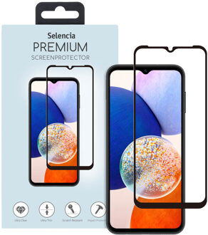 Selencia Gehard Glas Premium Screenprotector voor de Samsung Galaxy A14 (5G/4G) Transparant
