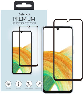 Selencia Gehard Glas Premium Screenprotector voor de Samsung Galaxy A34 (5G) Transparant