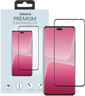 Selencia Gehard Glas Premium Screenprotector voor de Xiaomi 13 Lite Transparant