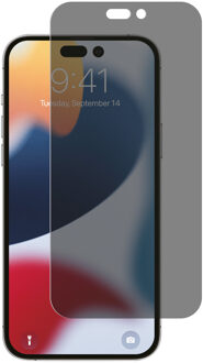 Selencia Gehard Glas Privacy Screenprotector voor de Apple iPhone 14 Pro Max Transparant