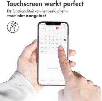 Selencia Gehard Glas Privacy Screenprotector voor de Samsung Galaxy S21 FE Transparant