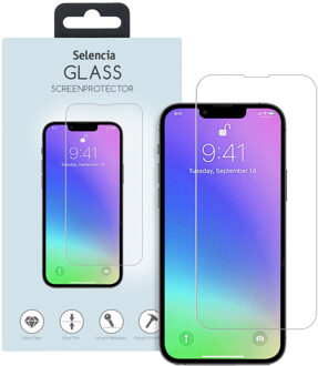 Selencia Gehard Glas Screenprotector voor de Apple iPhone 13 Mini Transparant