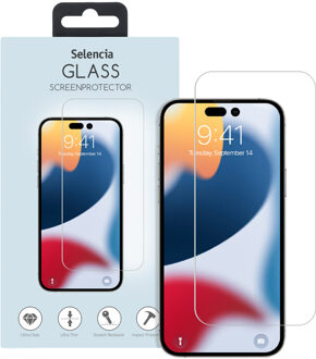 Selencia Gehard Glas Screenprotector voor de Apple iPhone 14 Pro Max Transparant