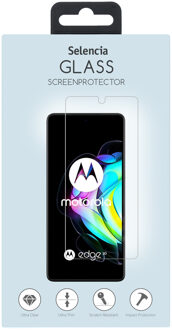 Selencia Gehard Glas Screenprotector voor de Motorola Edge 20 Transparant