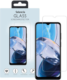 Selencia Gehard Glas Screenprotector voor de Motorola Moto E22 Transparant