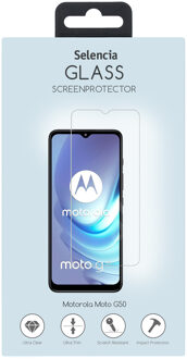Selencia Gehard Glas Screenprotector voor de Motorola Moto G50 Transparant