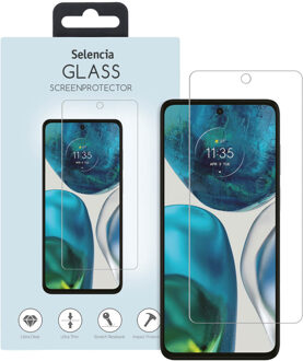 Selencia Gehard Glas Screenprotector voor de Motorola Moto G72 Transparant