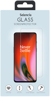 Selencia Gehard Glas Screenprotector voor de OnePlus Nord 2 Transparant