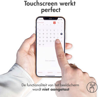 Selencia Gehard Glas Screenprotector voor de Oppo A76 (4G) Transparant