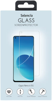 Selencia Gehard Glas Screenprotector voor de Oppo Reno 6 5G Transparant