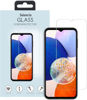 Selencia Gehard Glas Screenprotector voor de Samsung Galaxy A14 (5G/4G) Transparant