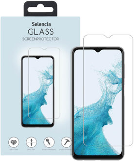 Selencia Gehard Glas Screenprotector voor de Samsung Galaxy A23 (5G) Transparant