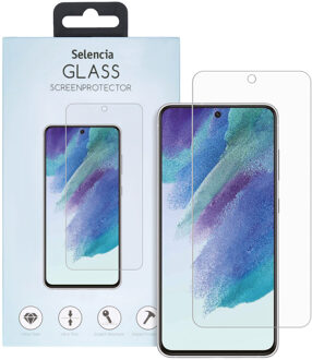 Selencia Gehard Glas Screenprotector voor de Samsung Galaxy S21 FE Transparant