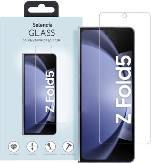 Selencia Gehard Glas Screenprotector voor de Samsung Galaxy Z Fold 5 Transparant