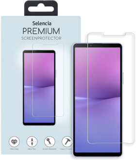 Selencia Gehard Glas Screenprotector voor de Sony Xperia 10 V Transparant