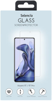 Selencia Gehard Glas Screenprotector voor de Xiaomi 11T (Pro) Transparant