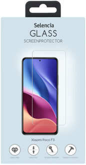 Selencia Gehard Glas Screenprotector voor de Xiaomi Poco F3 Transparant