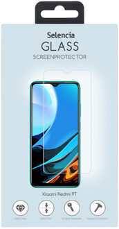 Selencia Gehard Glas Screenprotector voor de Xiaomi Redmi 9T Transparant