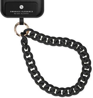 Selencia Kort Polskoord - Ketting - Zwart - One size