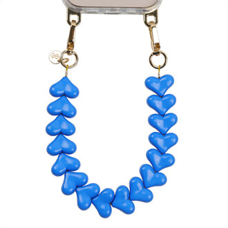 Selencia Lova Hartjes Polskoord - Cobalt Blue Blauw - One size