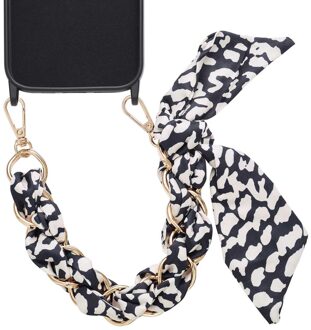 Selencia Luxe Polskoord met Sjaal - Zwart - One size