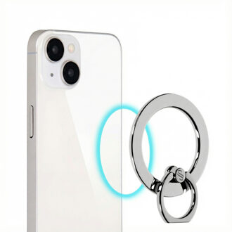Selencia MagSafe telefoonring - Zilver - One size