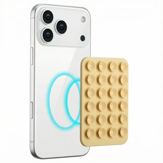 Selencia MagSafe zuignap telefoonhouder - Butter Yellow Geel - One size