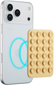 Selencia MagSafe zuignap telefoonhouder - Butter Yellow Geel - One size