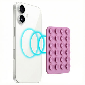 Selencia MagSafe zuignap telefoonhouder - Lipstick Roze - One size