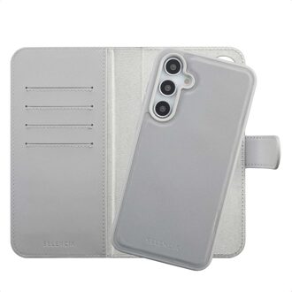 Selencia Olyn Uitneembare Bookcase met MagSafe voor de Samsung Galaxy A35 / A55 - Grijs