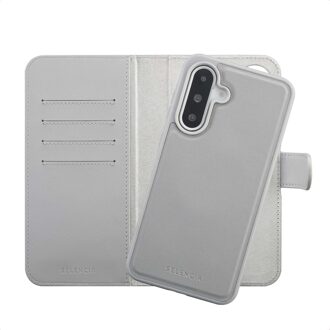 Selencia Olyn Uitneembare Bookcase met MagSafe voor de Samsung Galaxy A36 - Grijs
