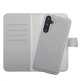 Selencia Olyn Uitneembare Bookcase met MagSafe voor de Samsung Galaxy A55 - Grijs